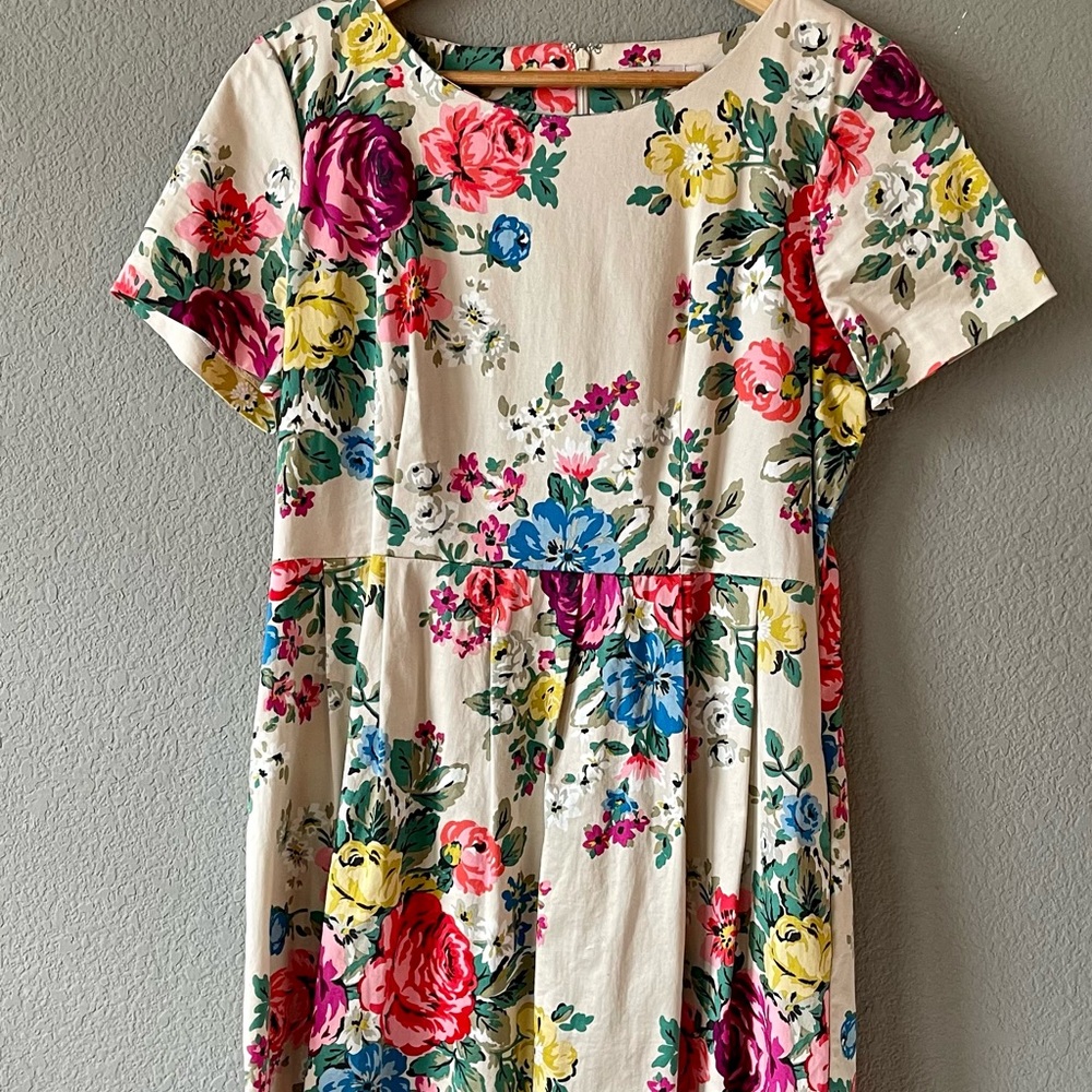 Cath Kidston Floral Sheath Dress, WOMENS’ SIZE US 10/UK 14